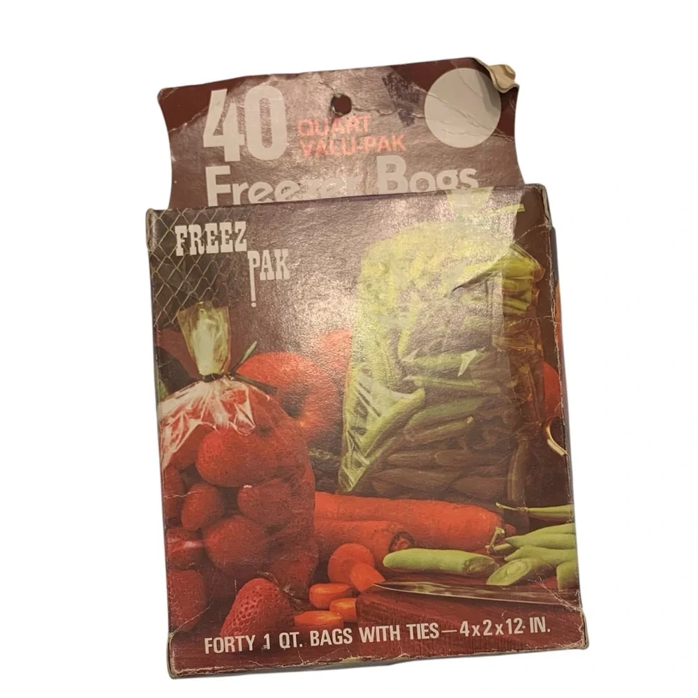 HEFTY & FREEZ PAK Vintage Freezer Bags